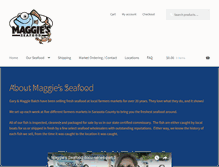 Tablet Screenshot of maggiesseafood.com